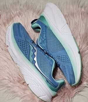 Saucony Guide 17 Women's Running Shoes Size 9 Blue Green S10936-115